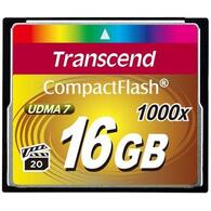 Карта памяти Transcend 16Gb Compact Flash 1000x TS16GCF1000